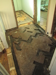 20101216-18 Sanded Parquet floor